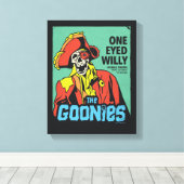 Ein Mit Augen Willy-Pirate-Kapitän des Inferno Leinwanddruck (Insitu (Holzboden))