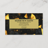 Ein mit dem Power der Justiz verbundenes Amtssiege Visitenkarte (Rückseite)