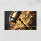 Ein mit dem Power der Justiz verbundenes Amtssiege Visitenkarte (Vorderseite)