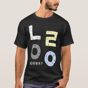 Ein mit dem Wort Norwegen in koreanischen Konsona T-Shirt