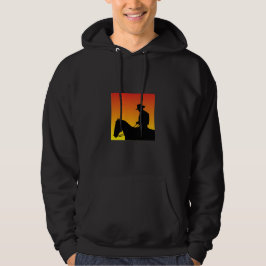 Ein mit Kapuze Sweatshirt mit einem Pferd für ihn