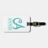 Ein Mit Monogramm Gepäckanhänger (Vorderseite horizontal)