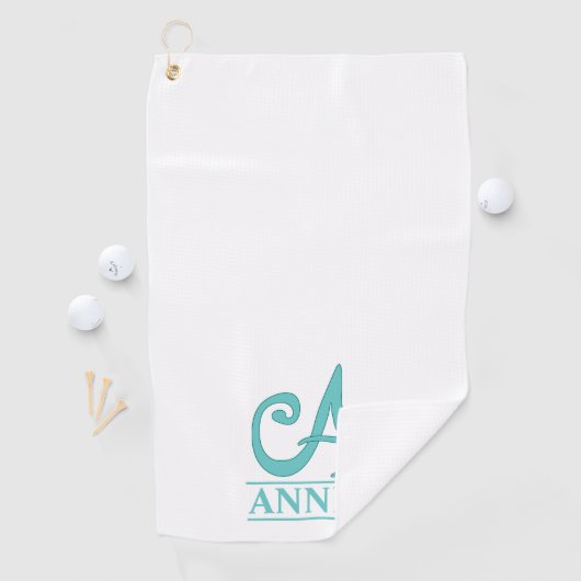 Ein Mit Monogramm Golfhandtuch (Insitu)