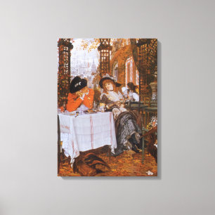 Ein Mittagessen (Le Dejeuner) von James Tissot Leinwanddruck