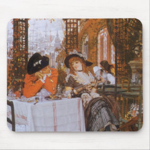 Ein Mittagessen (Le Dejeuner) von James Tissot Mousepad