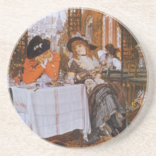 Ein Mittagessen (Le Dejeuner) von James Tissot Untersetzer