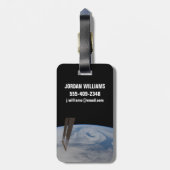 Ein mittelatlantisches Tiefdrucksystem. Gepäckanhänger (Rückseite vertikal)