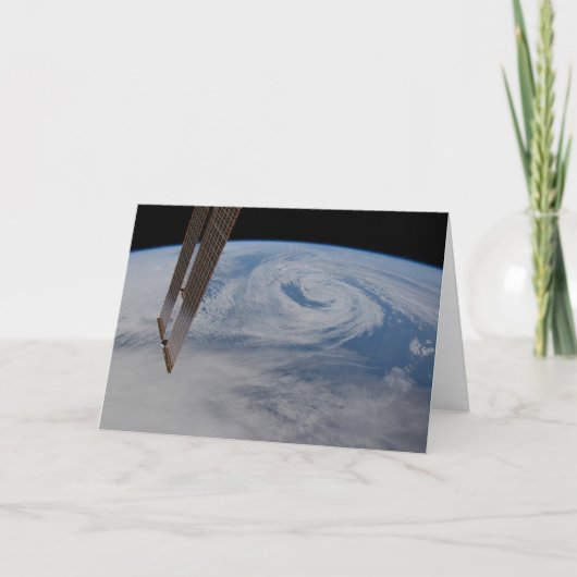 Ein mittelatlantisches Tiefdrucksystem. Karte (Vorderseite)