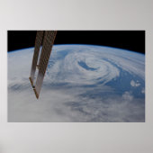 Ein mittelatlantisches Tiefdrucksystem. Poster (Vorne)