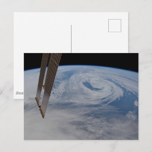 Ein mittelatlantisches Tiefdrucksystem. Postkarte (Vorne/Hinten)