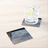 Ein mittelatlantisches Tiefdrucksystem. Rechteckiger Pappuntersetzer (Vor Ort)