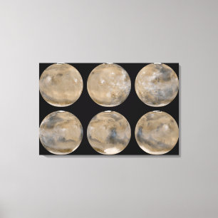 Ein Mittler-Nordsommer/ein südlicher Winter auf Leinwanddruck