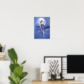 Ein Mittsommer-Nachtposter Poster (Heimbüro)