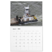 Ein Mix aus Towbooten am Hudson River Kalender (Mär 2026)