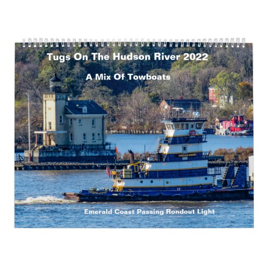 Ein Mix aus Towbooten am Hudson River Kalender (Titelbild)