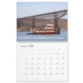 Ein Mix aus Towbooten am Hudson River Kalender (Jan 2026)