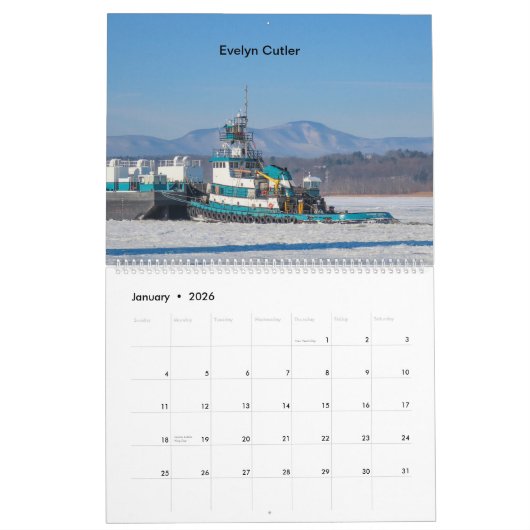 Ein Mix aus Tug 2025-Kalender Kalender (Jan 2026)