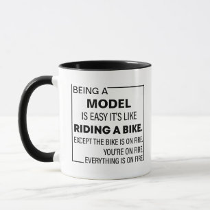 Ein Modell ist einfach, Model Custom Gift Model Tasse