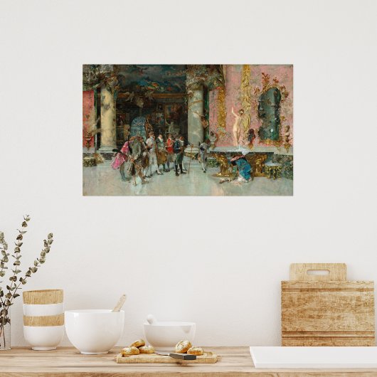 Ein Modell - Mariano Fortuny Marsal Fine Art Poste Poster (Küche)