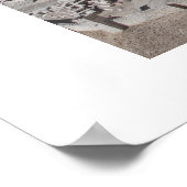 Ein Modell von Herodes Tempel Poster (Ecke)