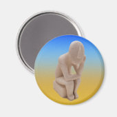 Ein moderner Denker Magnet (Vorderseite/Rückseite)