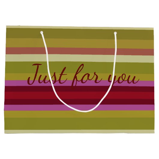 Ein moderner Jeder Anlass Große Geschenktüte (Rückseite)