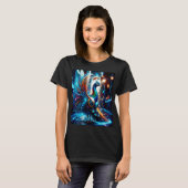 Ein moderner Pfau in der Großstadt T-Shirt (Vorne ganz)