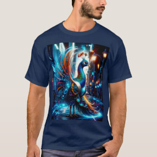 Ein moderner Pfau in der Großstadt T-Shirt