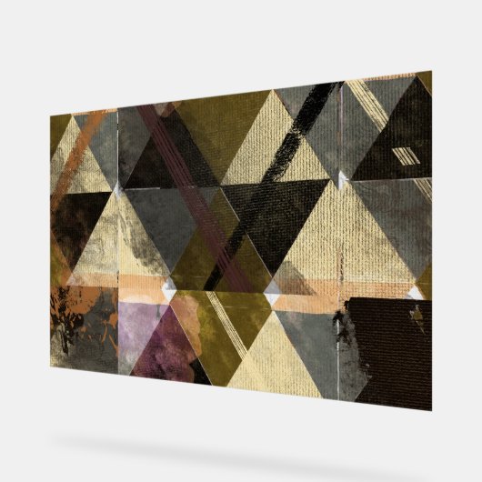 Ein modernes abstraktes Design Acrylschild (Winkel)