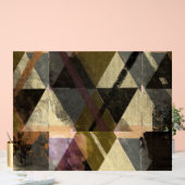 Ein modernes abstraktes Design Acrylschild (Hochzeit)