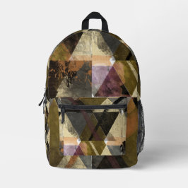 Ein modernes abstraktes Design Bedruckter Rucksack