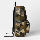 Ein modernes abstraktes Design Bedruckter Rucksack (Links)
