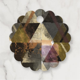 Ein modernes abstraktes Design Geschenkanhänger