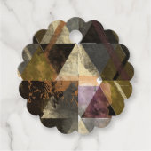 Ein modernes abstraktes Design Geschenkanhänger (Vorderseite)