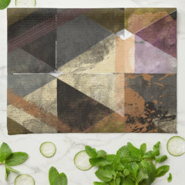 Ein modernes abstraktes Design Geschirrtuch