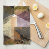 Ein modernes abstraktes Design Geschirrtuch (Viertel Falte)