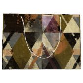 Ein modernes abstraktes Design Große Geschenktüte (Rückseite)