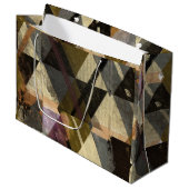 Ein modernes abstraktes Design Große Geschenktüte (Vorderseite Schrägansicht)