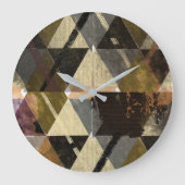 Ein modernes abstraktes Design Große Wanduhr (Vorderseite)
