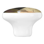 Ein modernes abstraktes Design Keramikknauf (Seitenansicht)