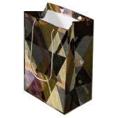 Ein modernes abstraktes Design Mittlere Geschenktüte (Vorderseite Schrägansicht)