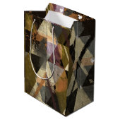 Ein modernes abstraktes Design Mittlere Geschenktüte (Rückseite Schrägansicht)