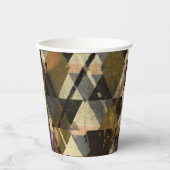 Ein modernes abstraktes Design Pappbecher (Vorderseite)