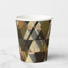 Ein modernes abstraktes Design Pappbecher