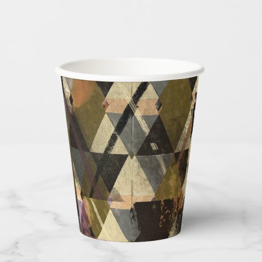 Ein modernes abstraktes Design Pappbecher (Vorderseite)