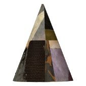 Ein modernes abstraktes Design Partyhütchen (Rückseite)