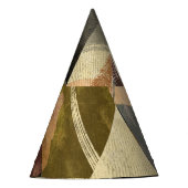 Ein modernes abstraktes Design Partyhütchen (Vorderseite)