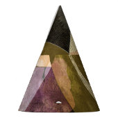 Ein modernes abstraktes Design Partyhütchen (Links)