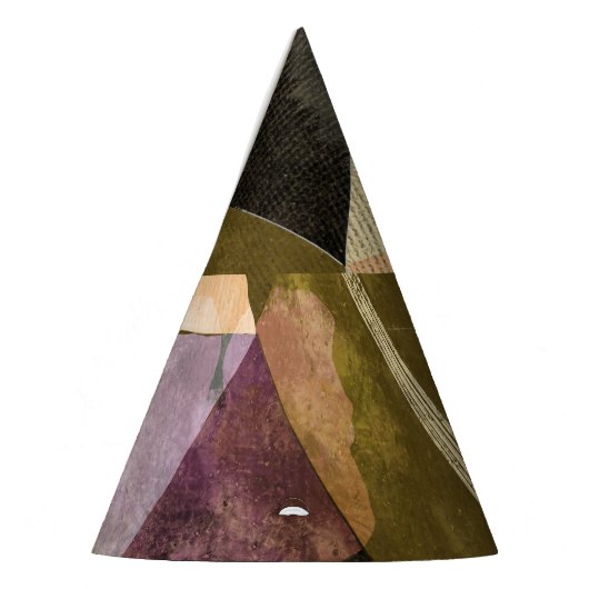 Ein modernes abstraktes Design Partyhütchen (Links)