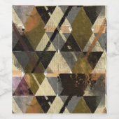 Ein modernes abstraktes Design Weinetikett (Einzelnes Label)